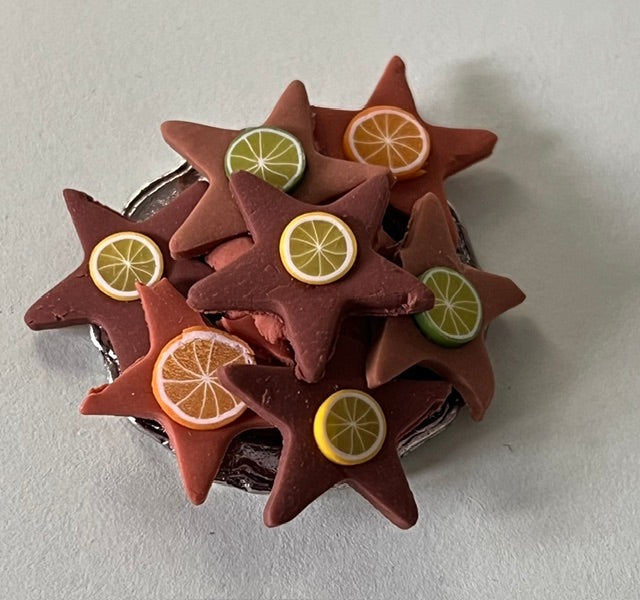 Schaal kerstkoekjes