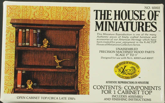 The House of miniatures Bouwpakket open kastje