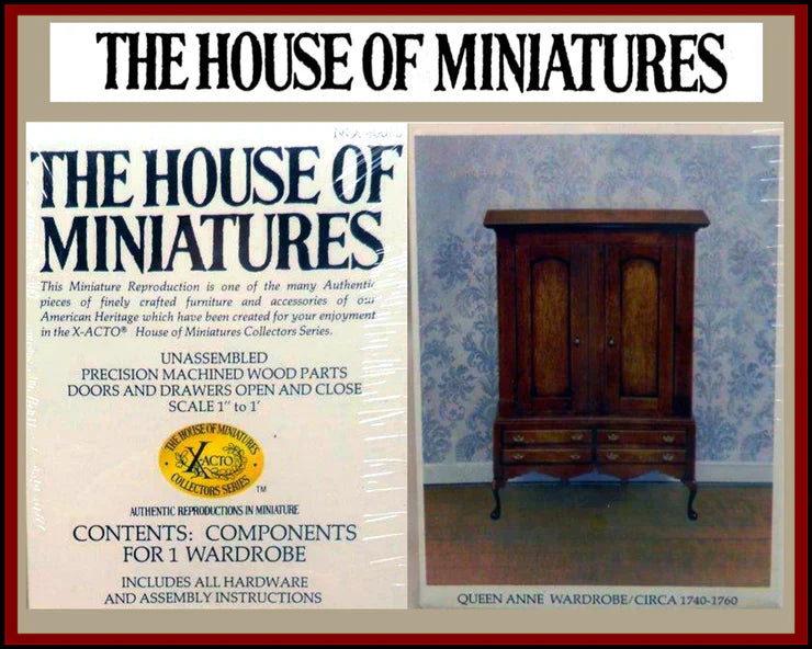 The House of Miniatures Bouwpakket Linnenkast