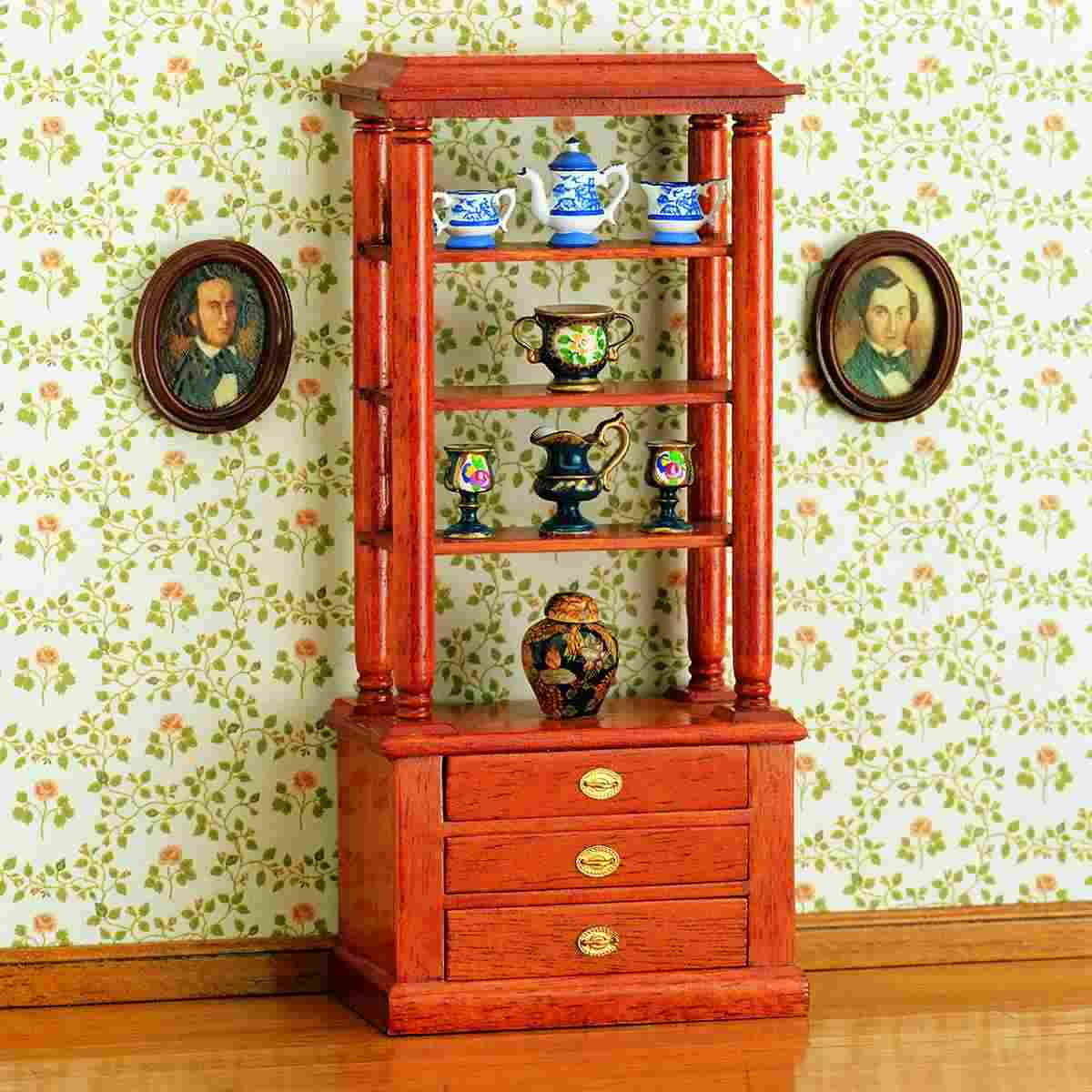 Mini Mundus Bouwpakket Biedermeier open kast