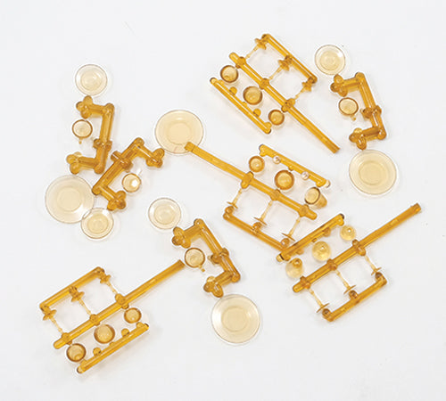 4 persoons servies Chrysnbon amber