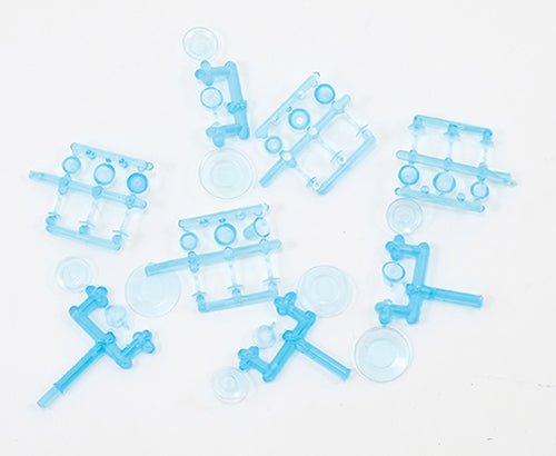 4 persoons servies Chrysnbon blauw