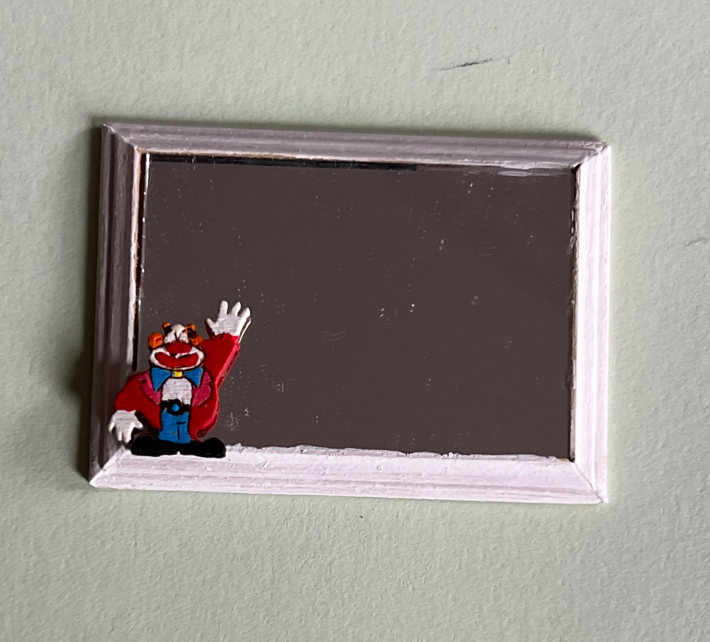 Spiegel met clown