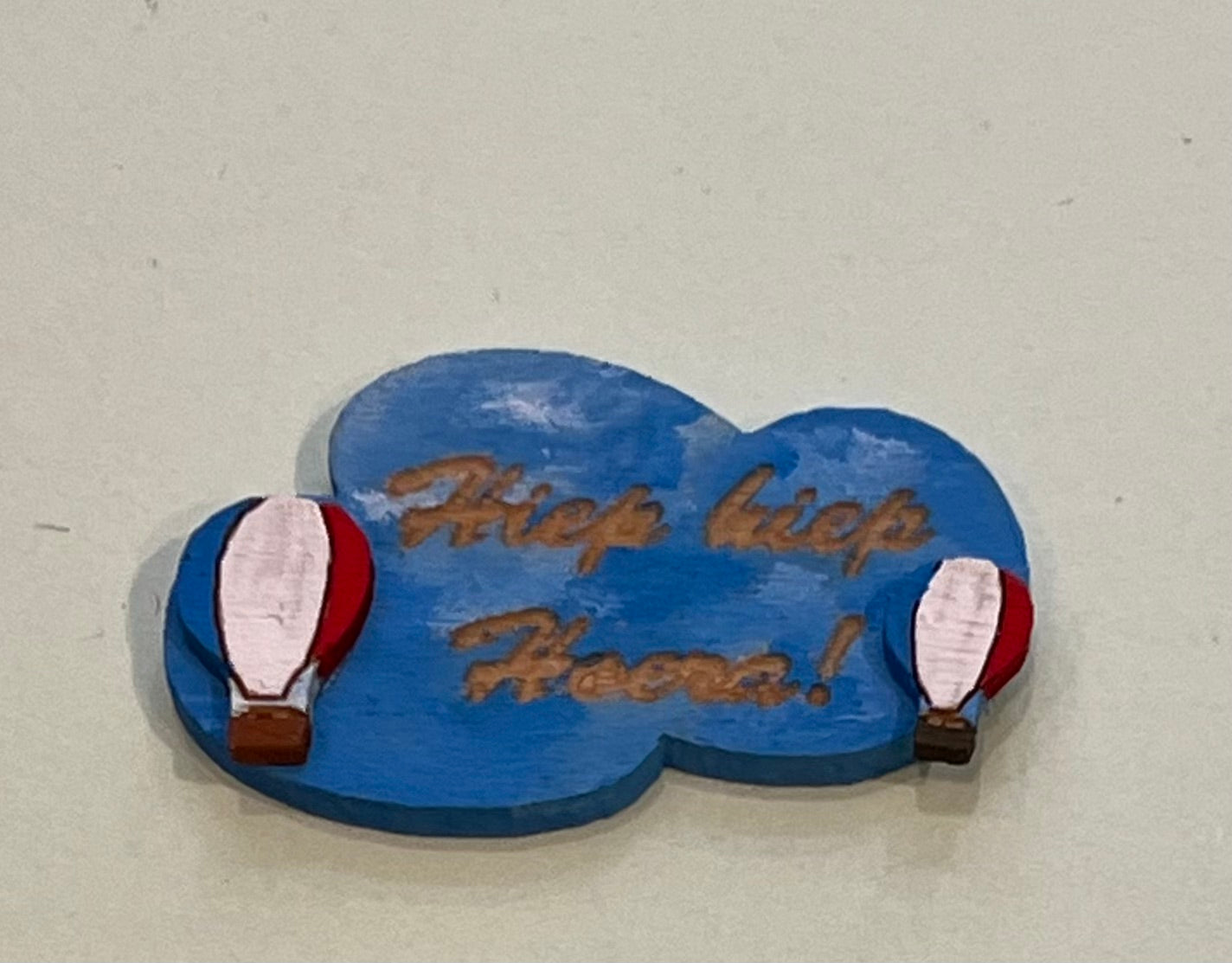 Muurplaatje met ballonnen