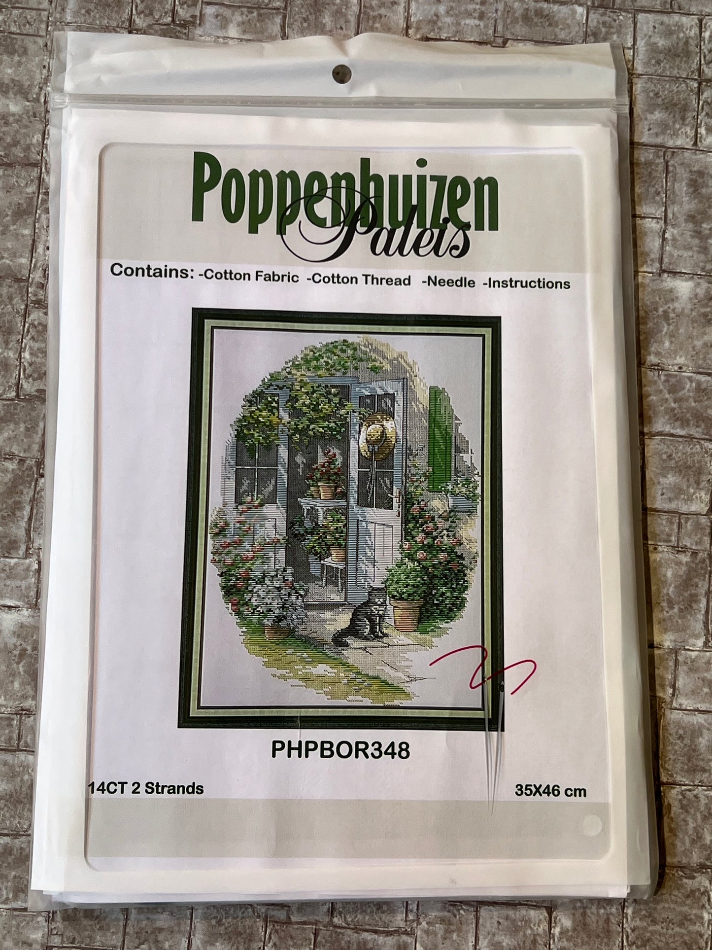 Borduurpakket plantenkamer