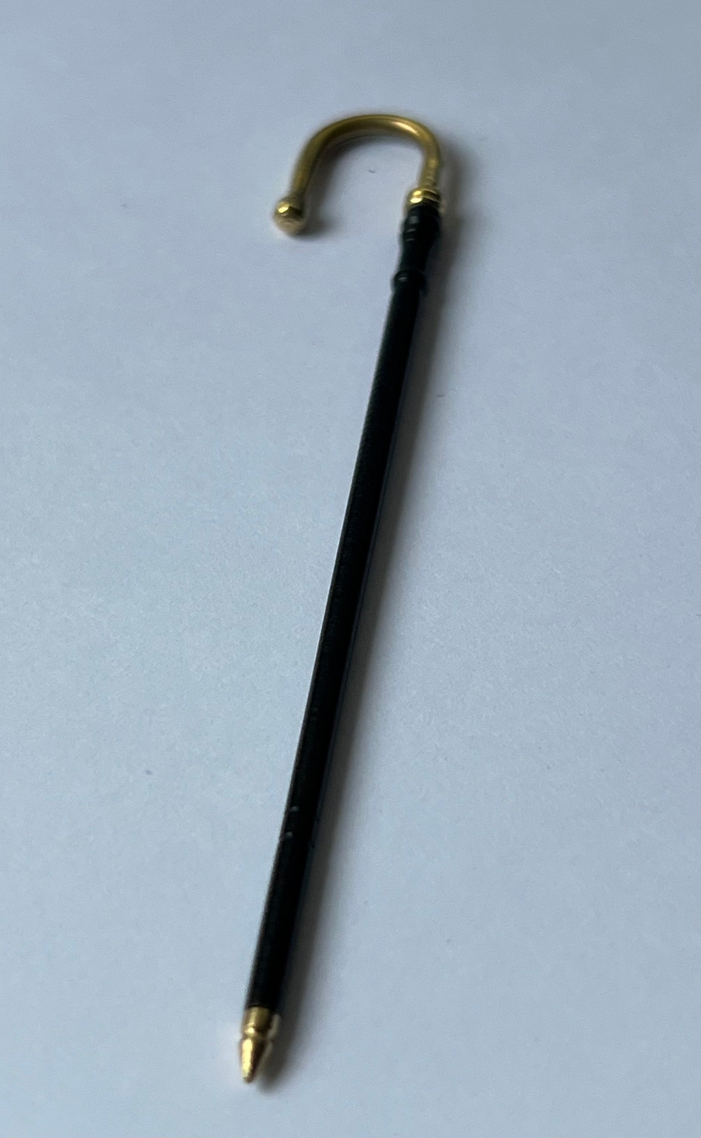 Wandelstok met messing handgreep