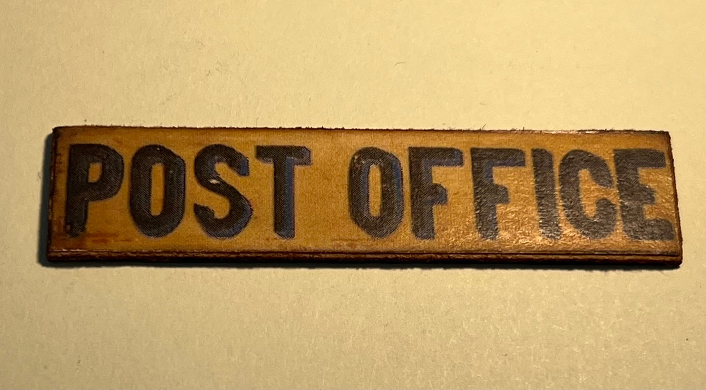 Decoratiebord Post Office