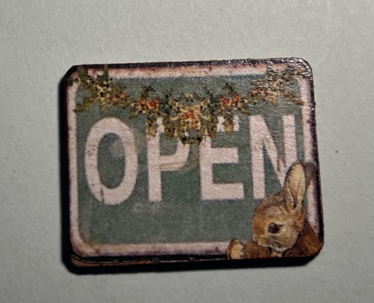 Beatrix Potter "Open" bordje