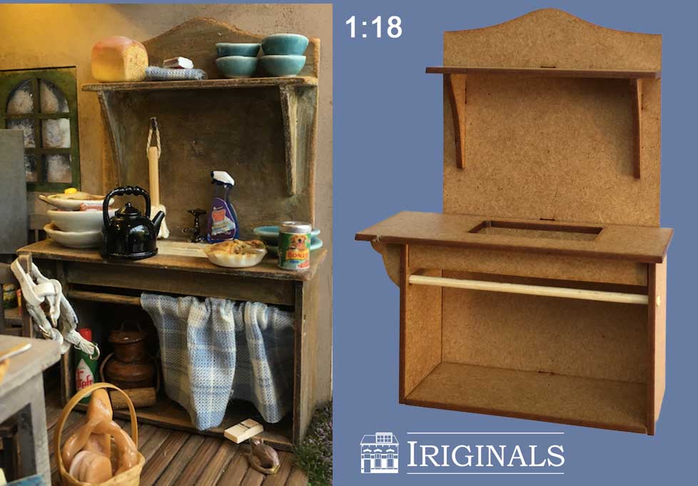 Het bos huisje schaal 1 op 18
