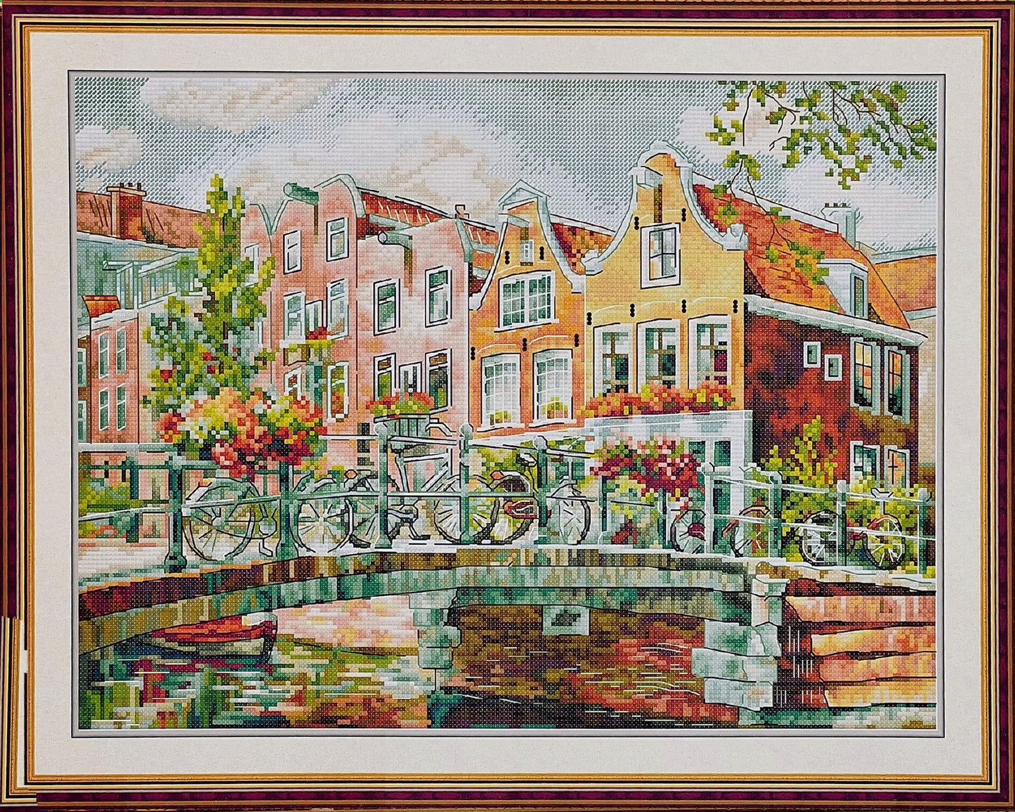 Classic dollhouse embroidery kit