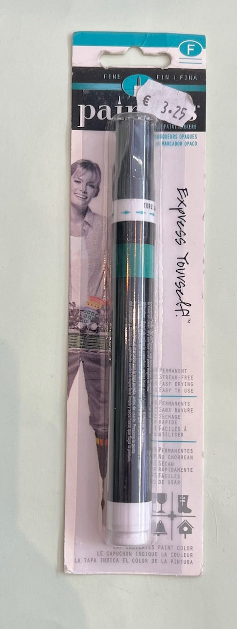 Acryl verf stift fine zwart