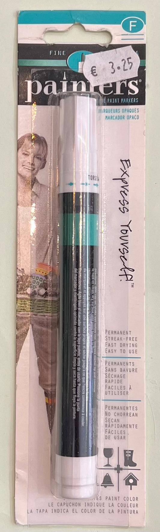 Acryl verf stift fine wit
