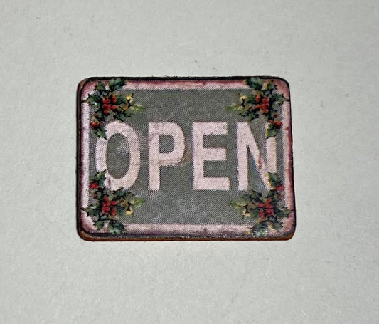 Decoratiebord "Open"