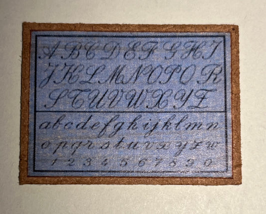 Decoratiebord Alfabet