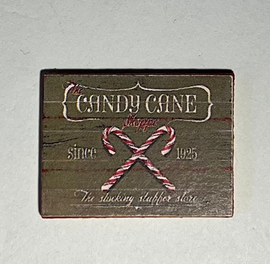 Decoratiebord Candy cane shoppe