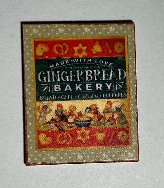 Decoratiebord Gingerbread bakery