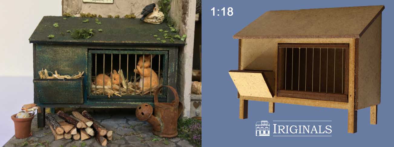 Het bos huisje schaal 1 op 18