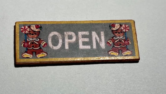 Decoratiebord "Open"